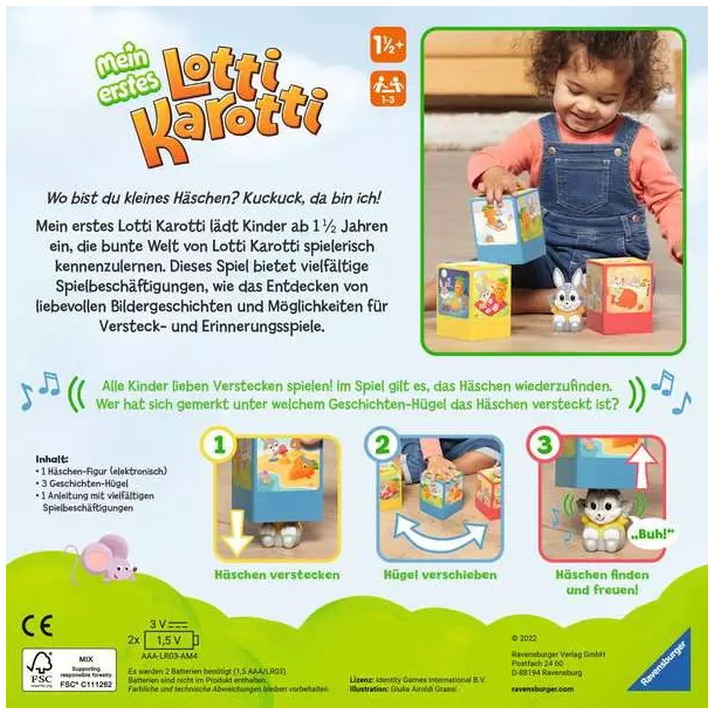 Ravensburger - Mi primer Lotti Karotti - Juguetes de actividad para bebés