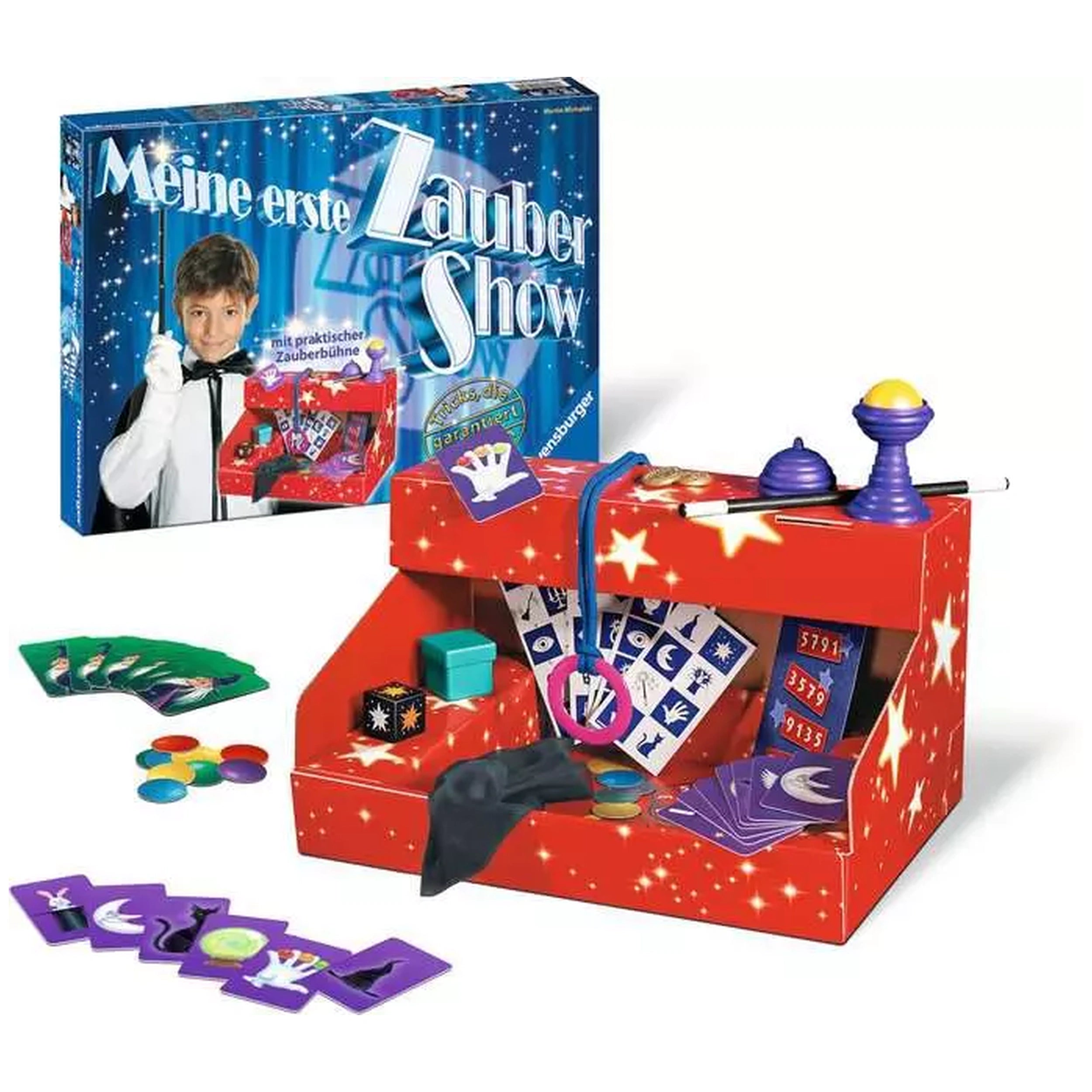 Ravensburger - Mi Primer Espectáculo de Magia - Juego de Magia - Instrucciones en Varios Idiomas
