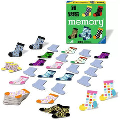 Ravensburger - Memory Happy Socks - Juegos de Cartas