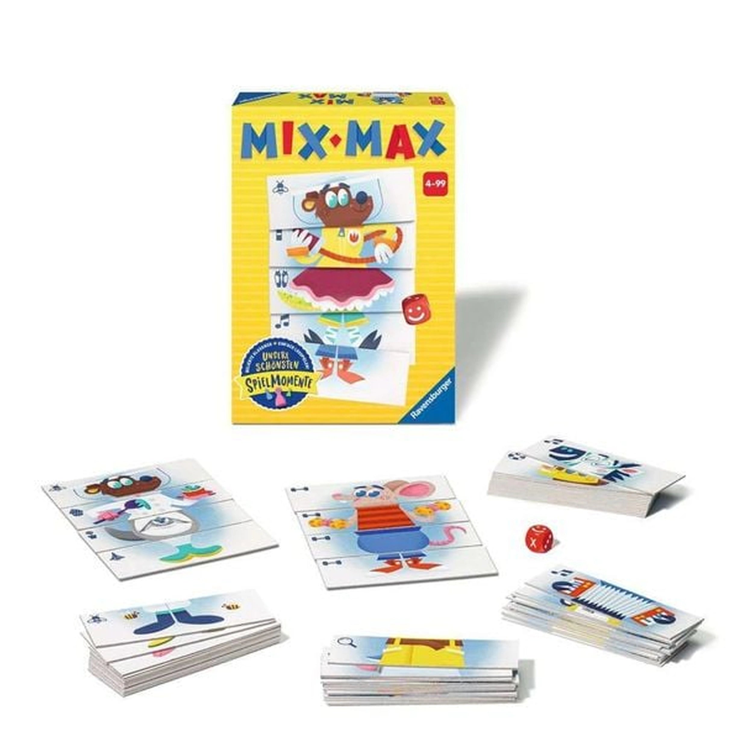 Ravensburger - Juego de Azulejos Mix Max Animal - Juego de Mesa - Edición Alemana