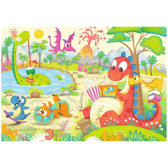 Ravensburger - Mis Dinosaurios Favoritos - 2x12 Piezas - Rompecabezas