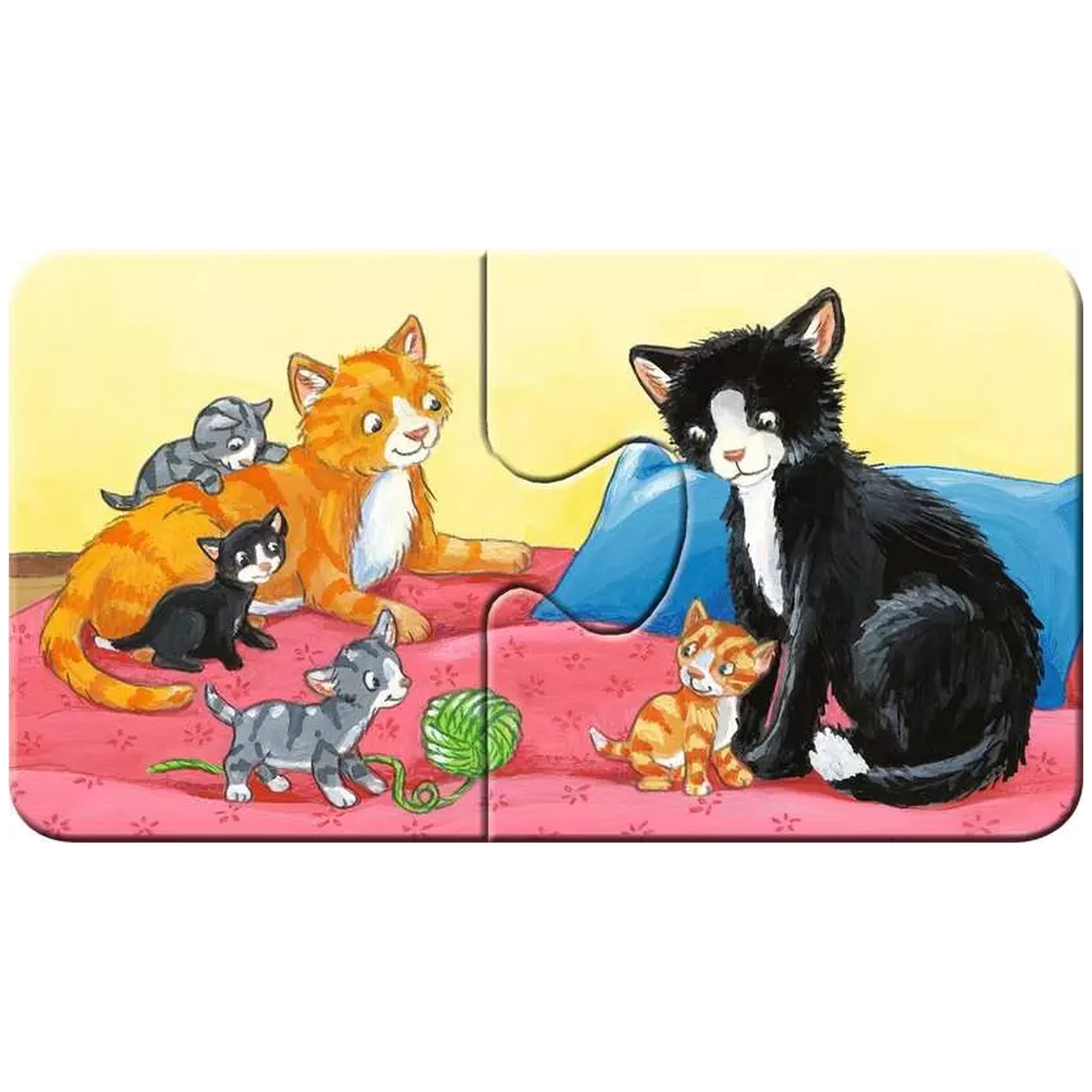 Ravensburger - Mis Primeros Rompecabezas - Familias de Animales en la Granja - 2X9 Piezas - Rompecabezas