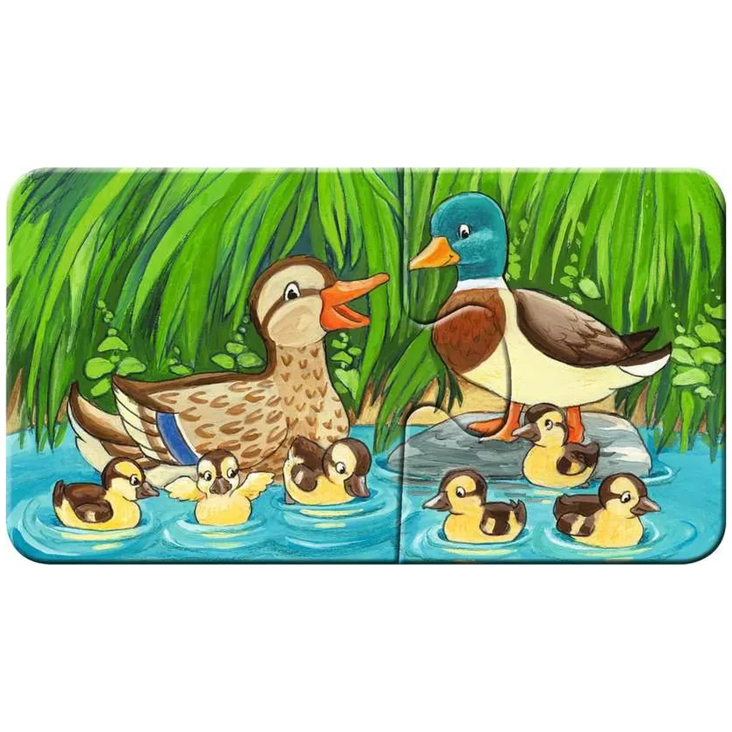 Ravensburger - Mis Primeros Rompecabezas - Familias de Animales en la Granja - 2X9 Piezas - Rompecabezas