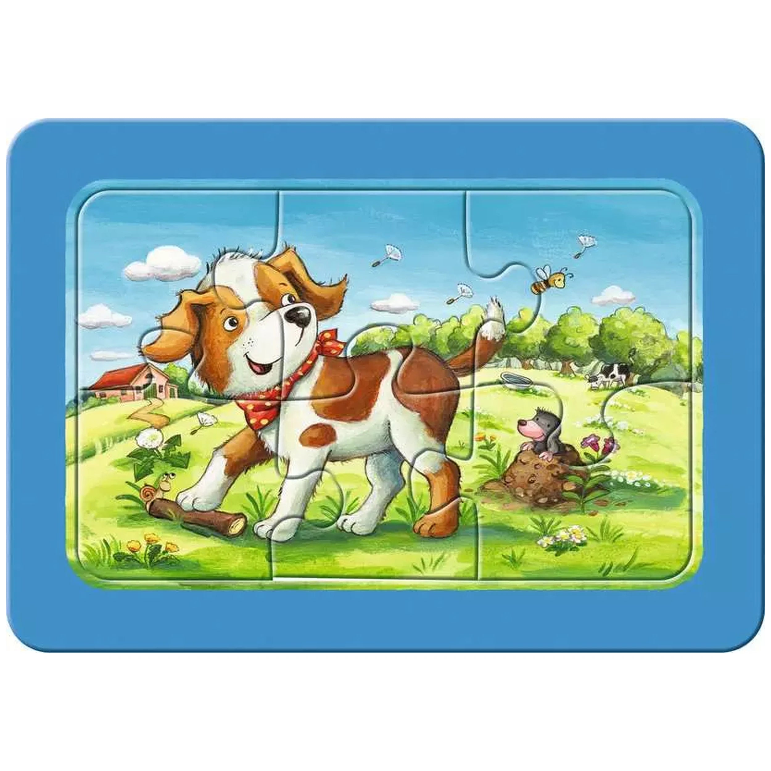 Ravensburger - Mis Primeros Rompecabezas - Amigos Animales - 3X6 Piezas - Rompecabezas