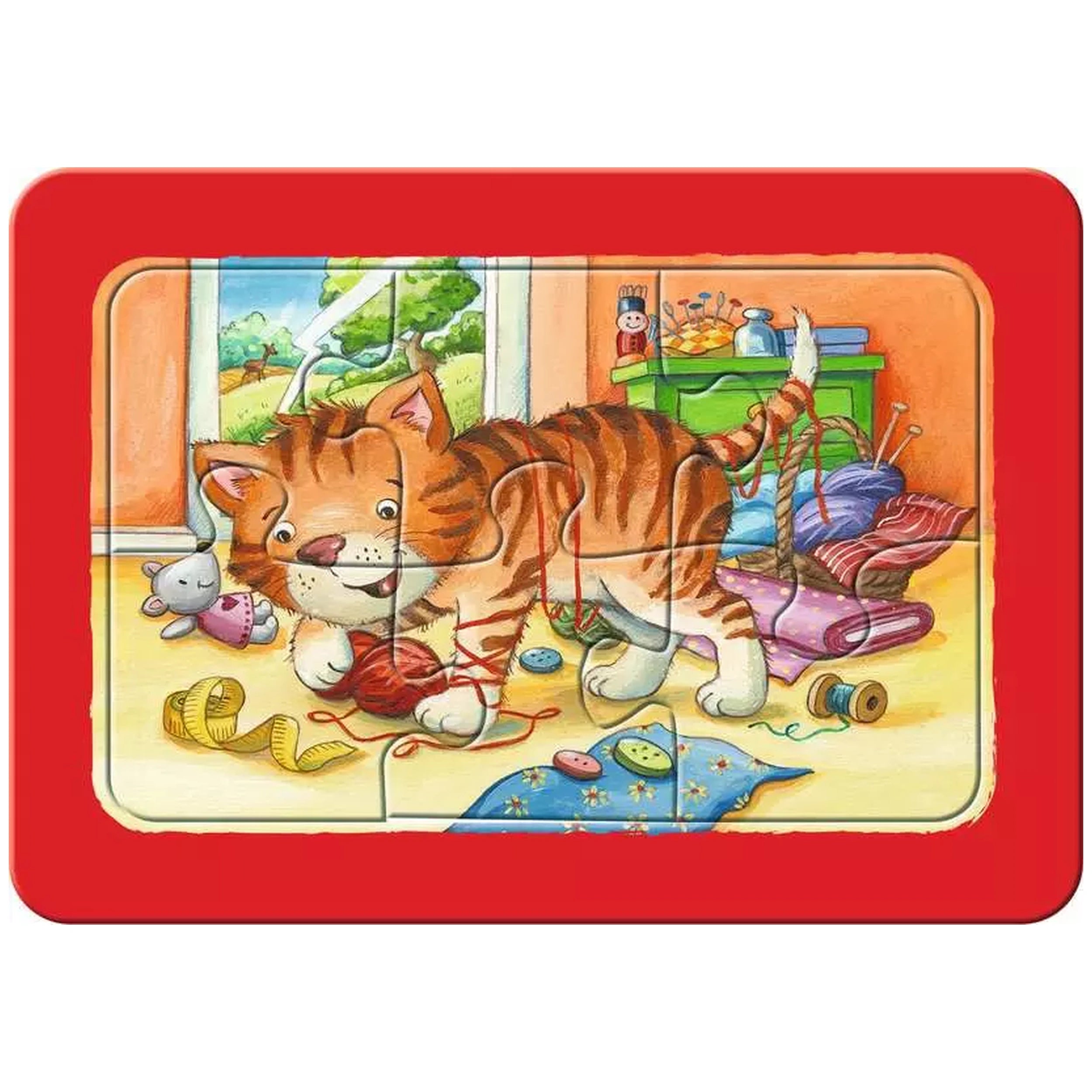 Ravensburger - Mis Primeros Rompecabezas - Amigos Animales - 3X6 Piezas - Rompecabezas