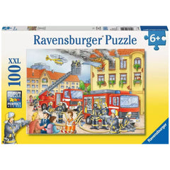 Ravensburger - Nuestro Departamento de Bomberos - 100 Piezas - Rompecabezas