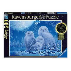 Ravensburger - Búhos en la luz de la luna Starline - 500 piezas - Puzzle