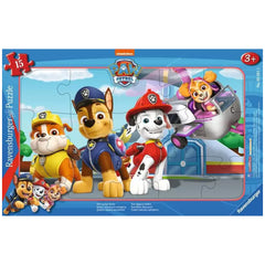 Ravensburger - Paw Patrol - Cuatro valientes rescatistas - 15 piezas - Puzzles