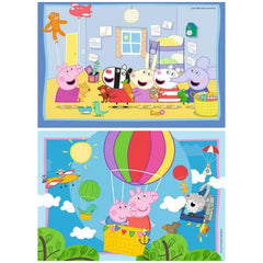 Ravensburger - Peppa Pig - Las aventuras de Peppa - 2x12 piezas - Puzzles