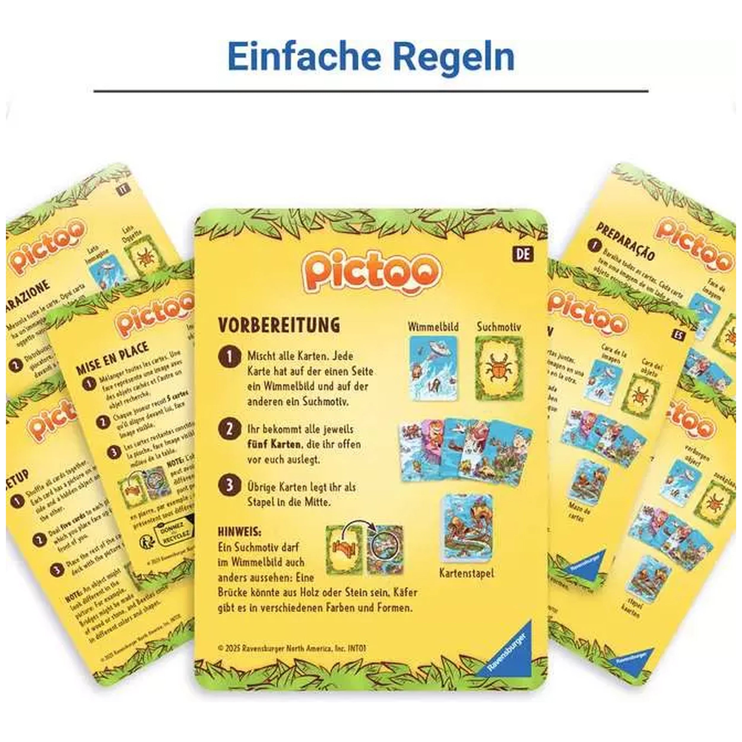 Ravensburger-Pictoo-Dino-Mundo-Juegos-de-Mesa