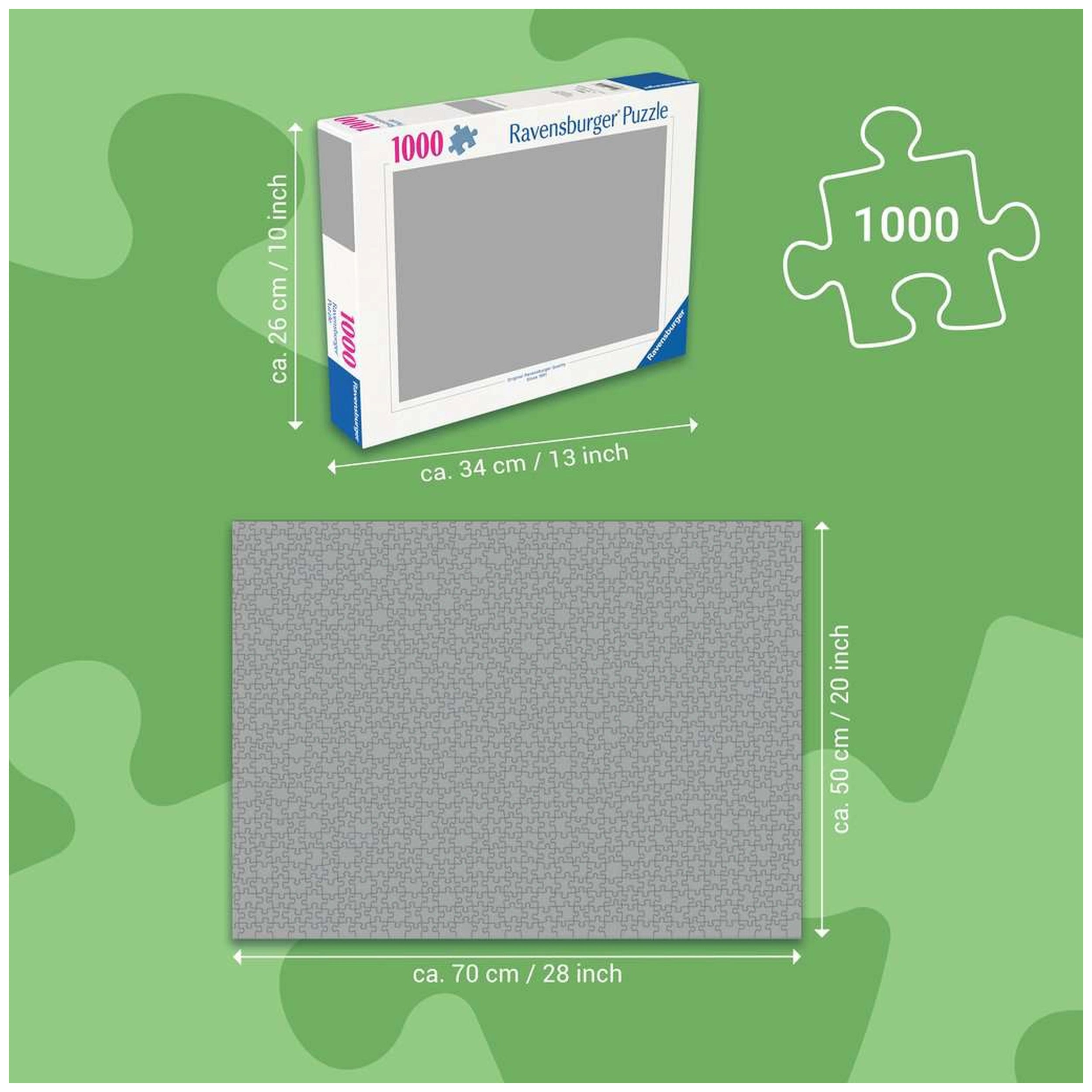 Ravensburger - Rompecabezas de 1000 Piezas - Montañas Hermosas