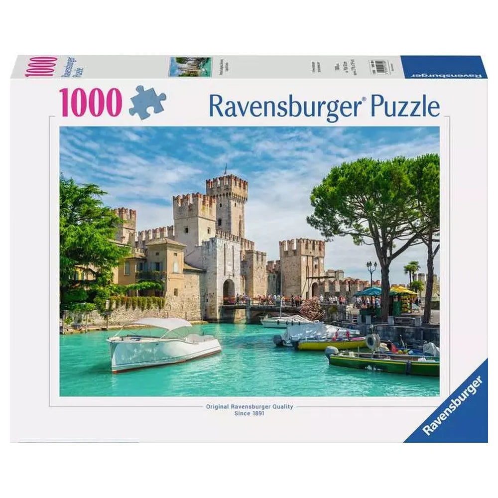 Ravensburger - Puzles - Paisaje Italiano Lago de Garda 1000 piezas - 14+ Años