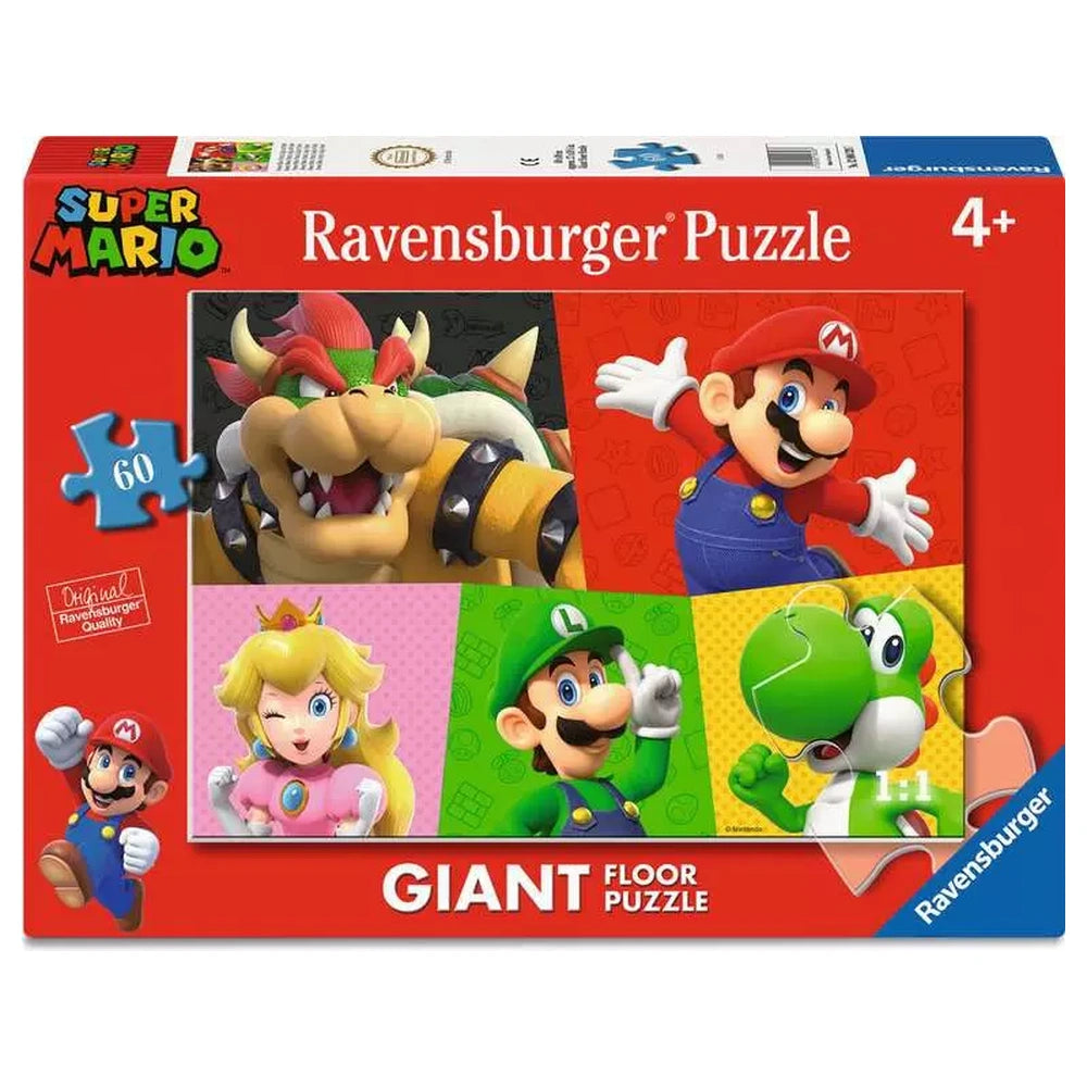 Ravensburger - Puzzles - Super Mario Giant Floor Puzzle - 60pcs - 4+ Years