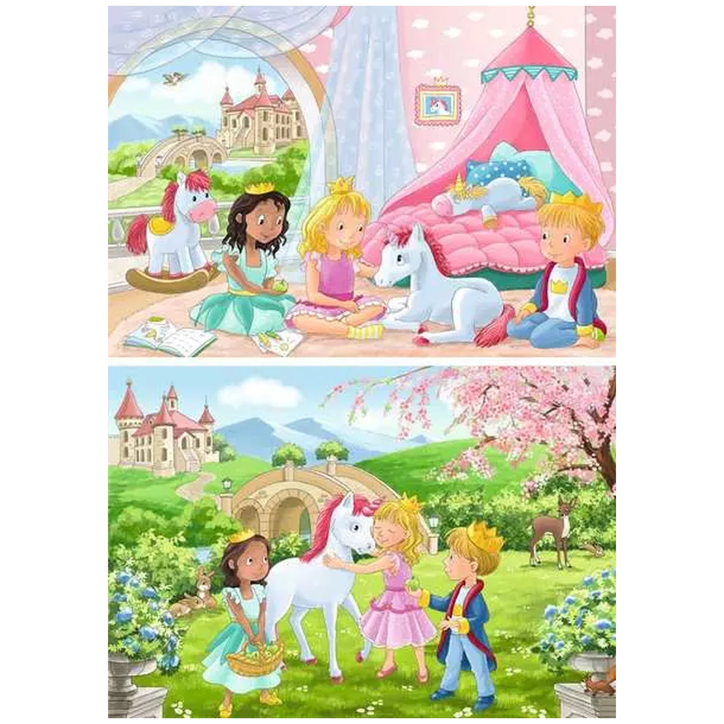 Ravensburger - Rompecabezas de 2x12 piezas de Amistad Real - Puzzles