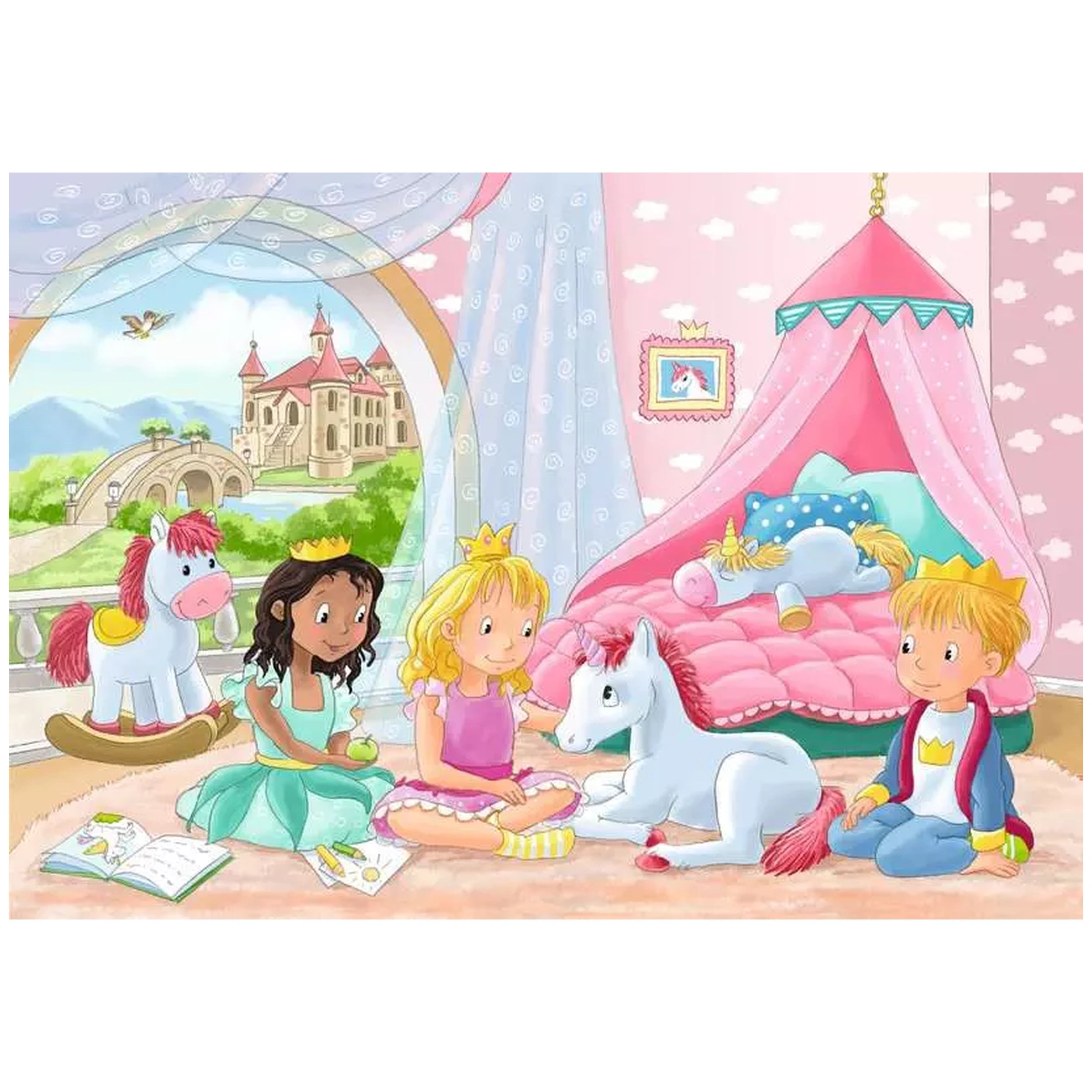 Ravensburger - Rompecabezas de 2x12 piezas de Amistad Real - Puzzles