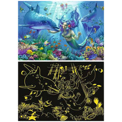 Ravensburger - Paraíso Submarino Brillante - 200 Piezas - Rompecabezas