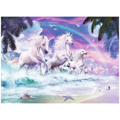 Ravensburger - Unicornios en la playa - 150 piezas - Rompecabezas