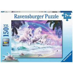 Ravensburger - Unicornios en la playa - 150 piezas - Rompecabezas