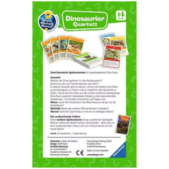 Ravensburger - Wieso? Weshalb? Warum? Dinosaurier Quartett - Juego de mesa - Edición alemana