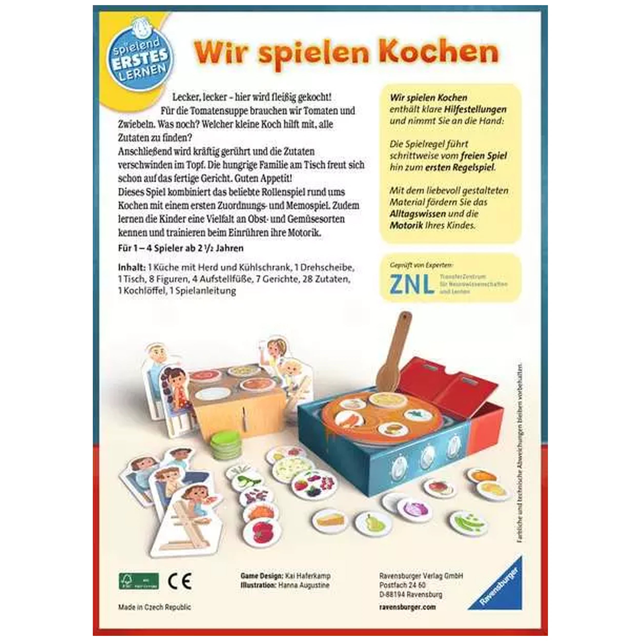 Ravensburger - Jugamos a Cocinar - Juego de Mesa - Edición Alemana