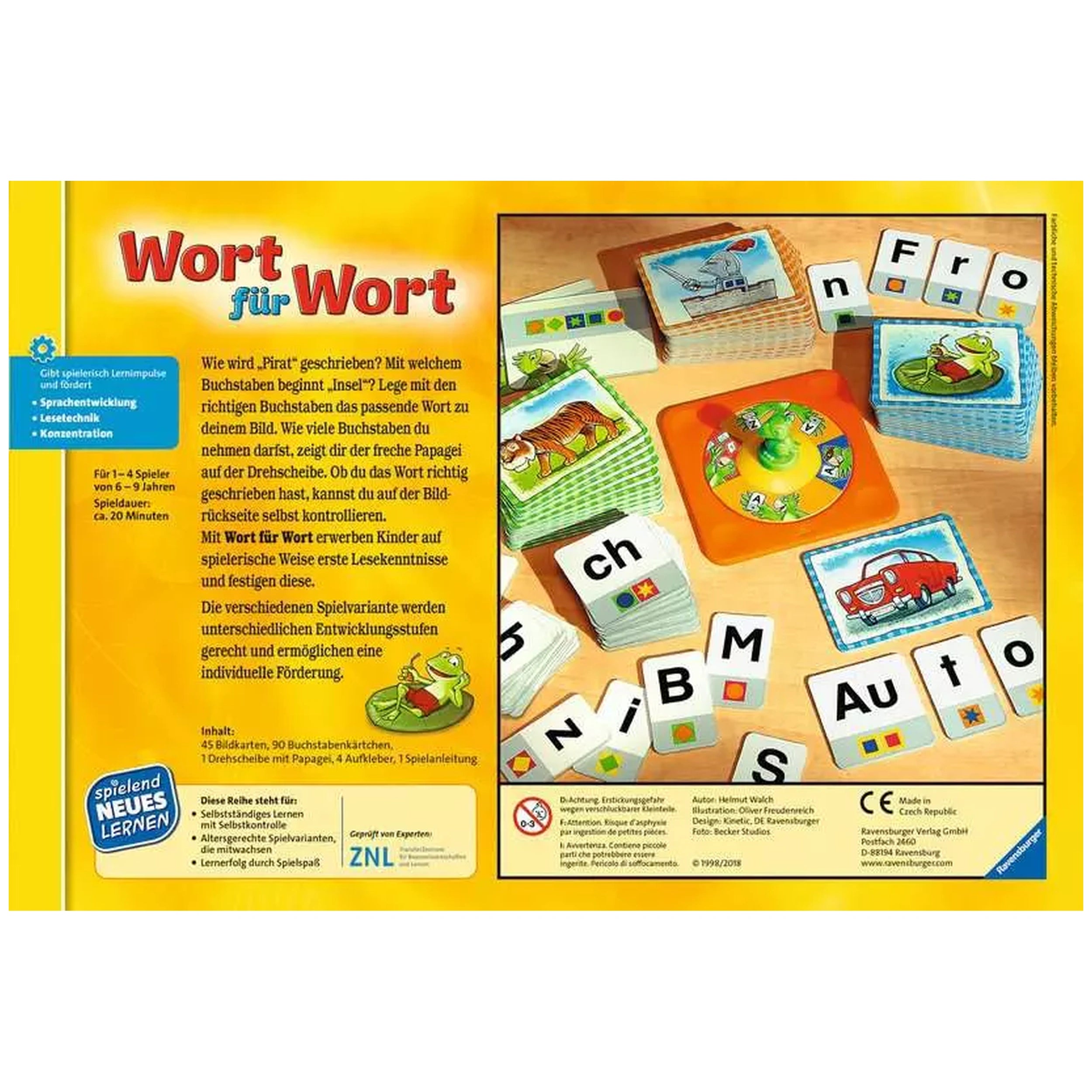 Ravensburger - Wort Für Wort - Juego de Mesa - Edición Alemana