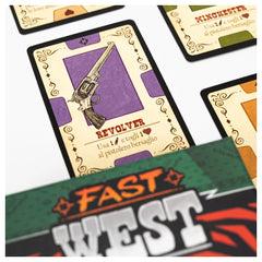 Red Glove - Fast West - Juegos de Cartas - 7+ - Duelo - RG2077 - Edición Italiana