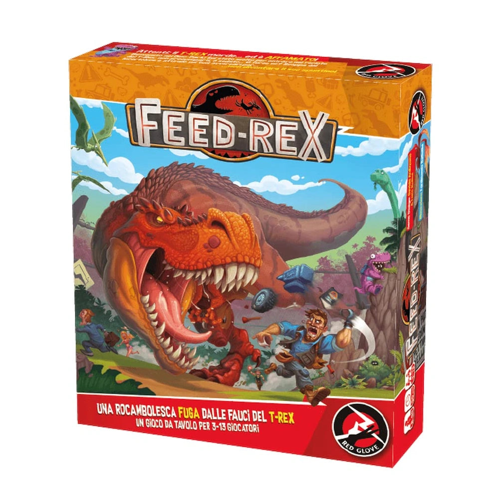 Red Glove - Feed Rex - Juegos de Cartas - 8+ - RG2079 - Edición Italiana