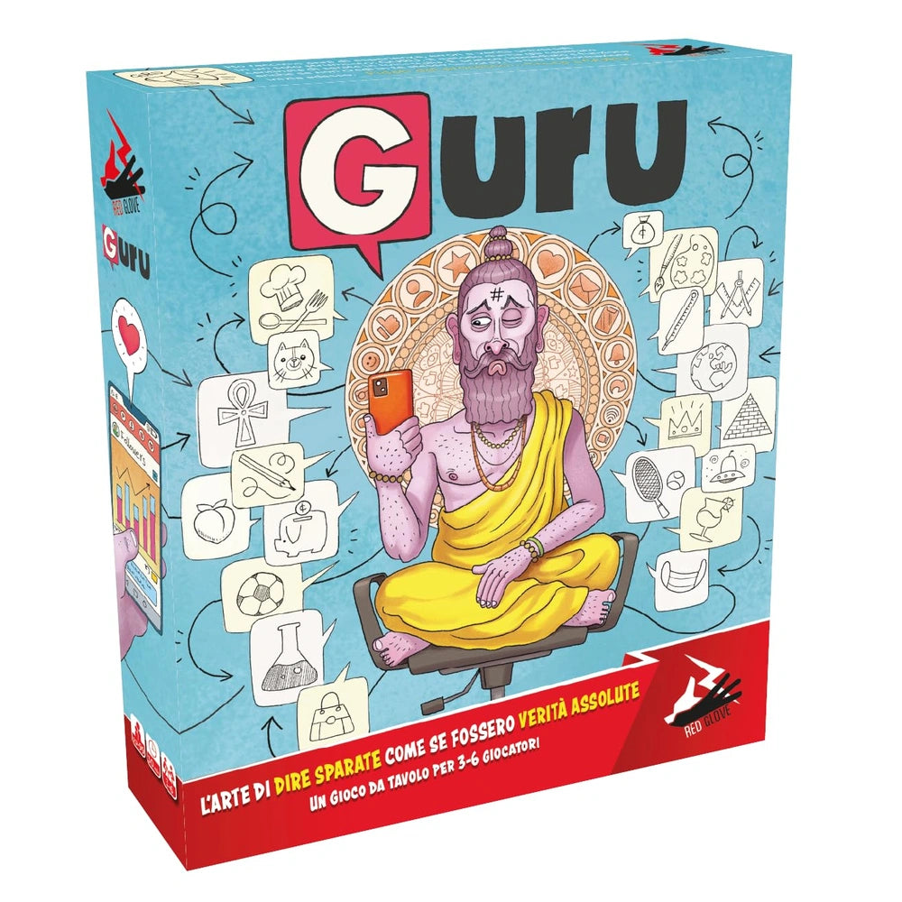 Red Glove - Juego de Mesa Guru Party - Juegos de Mesa - 10+ - RG2091 - Edición Italiana