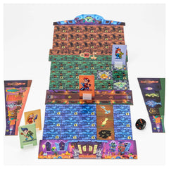 Red Glove - La Casa Stregata Board Game for Kids Ages 5+ - Glow-In-The-Dark Haunted House Memory Exploration Game for 2-4 Players with Ghost Teddy Mission - RG2072 - Italian Edition