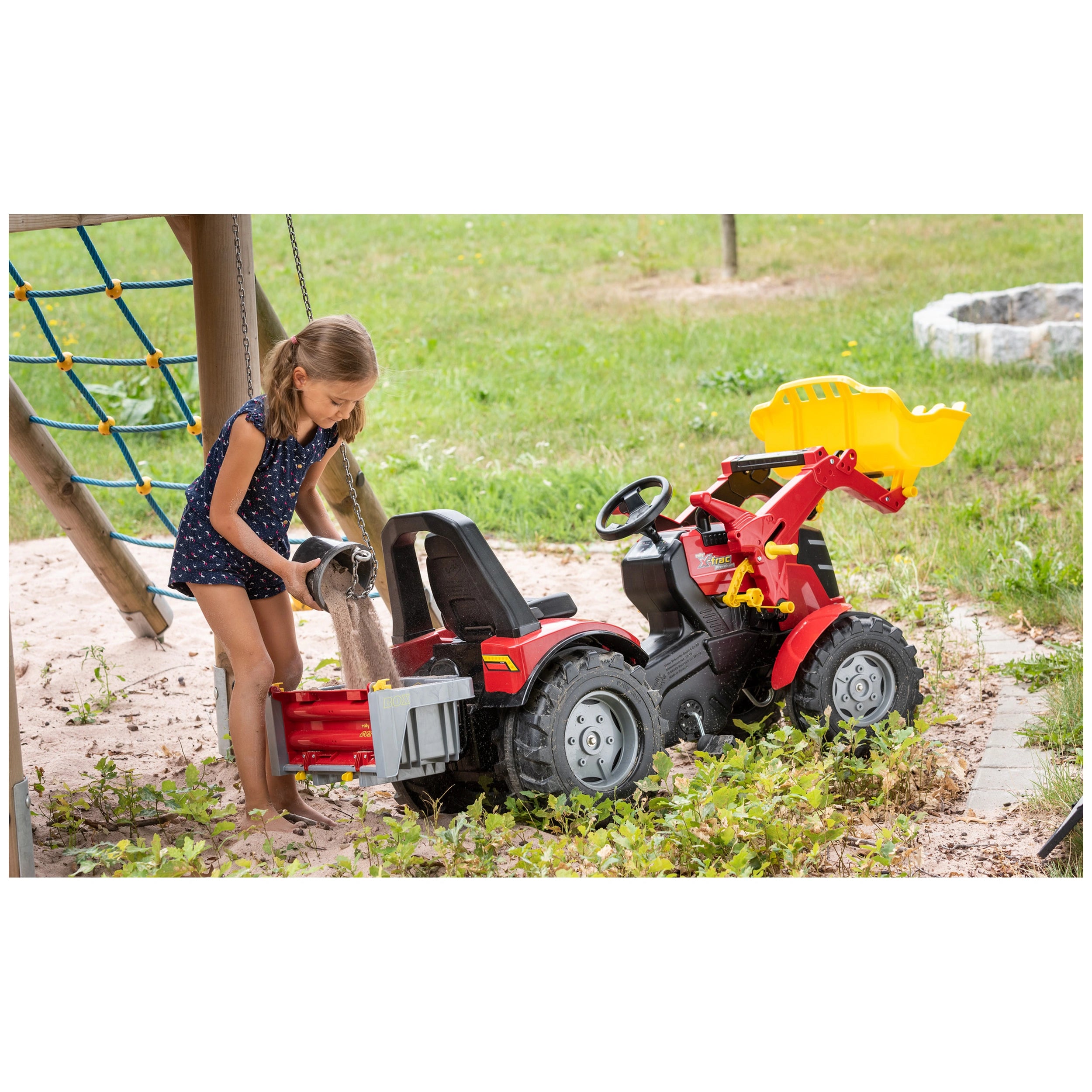 Rolly Toys - Rollybox John Deere Gray And Red - Riding Toys