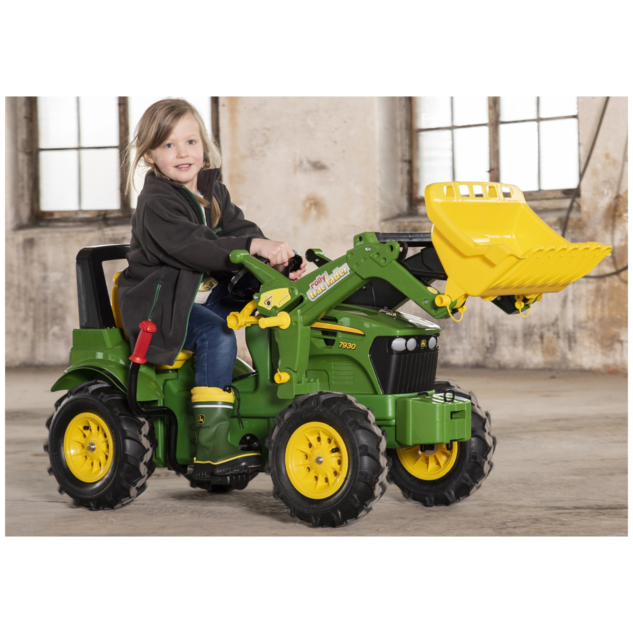 Rolly Toys - Rollyfarmtrac John Deere 7930 Juguetes de Montar con Ruedas Inflables