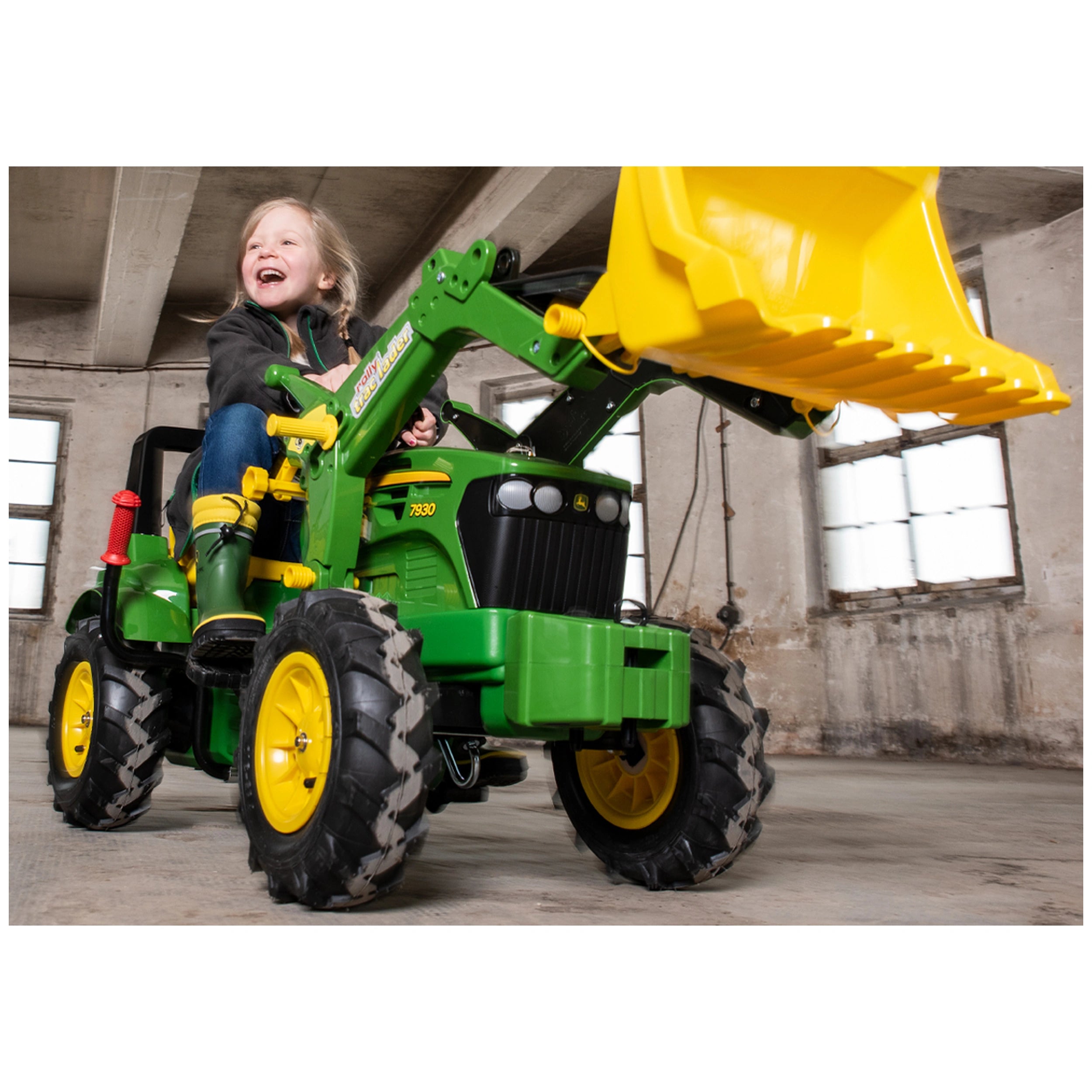 Rolly Toys - Rollyfarmtrac John Deere 7930 Juguetes de Montar con Ruedas Inflables