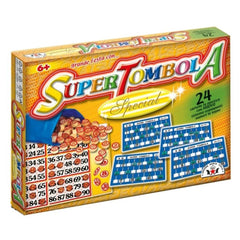 STELLA - Super Tombola Especial 24 Cartelle con Finestrella - Juegos de Mesa