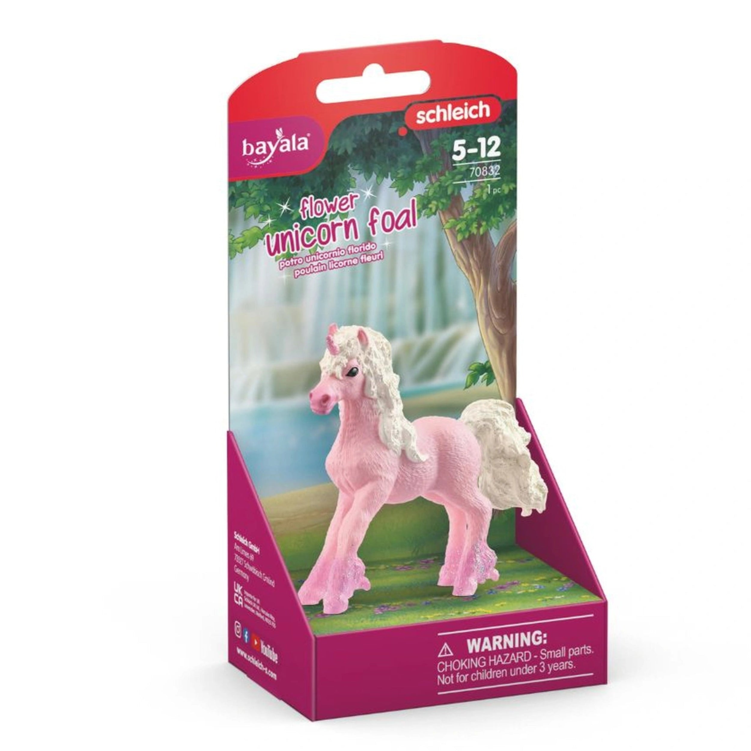 Schleich - Bayala - Potro Unicornio Flor - Figuras de Acción y Juguetes - 70832