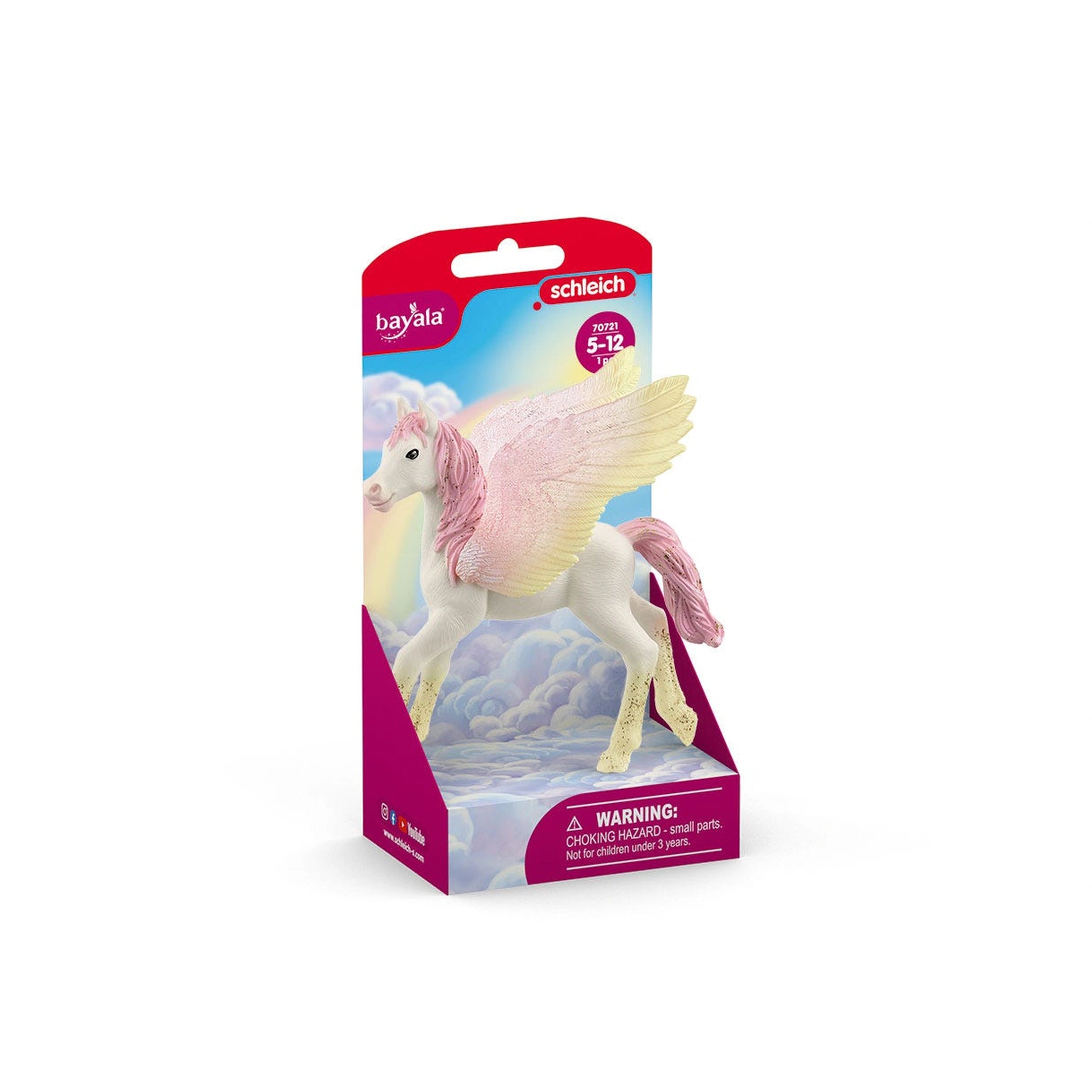 Schleich - Bayala - Potro Pegaso del Amanecer - Figuras de Acción y Juguetes - 70721