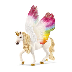Schleich - Bayala - Unicornio Arcoíris Alado - Figuras de Acción y Juguetes - 70576