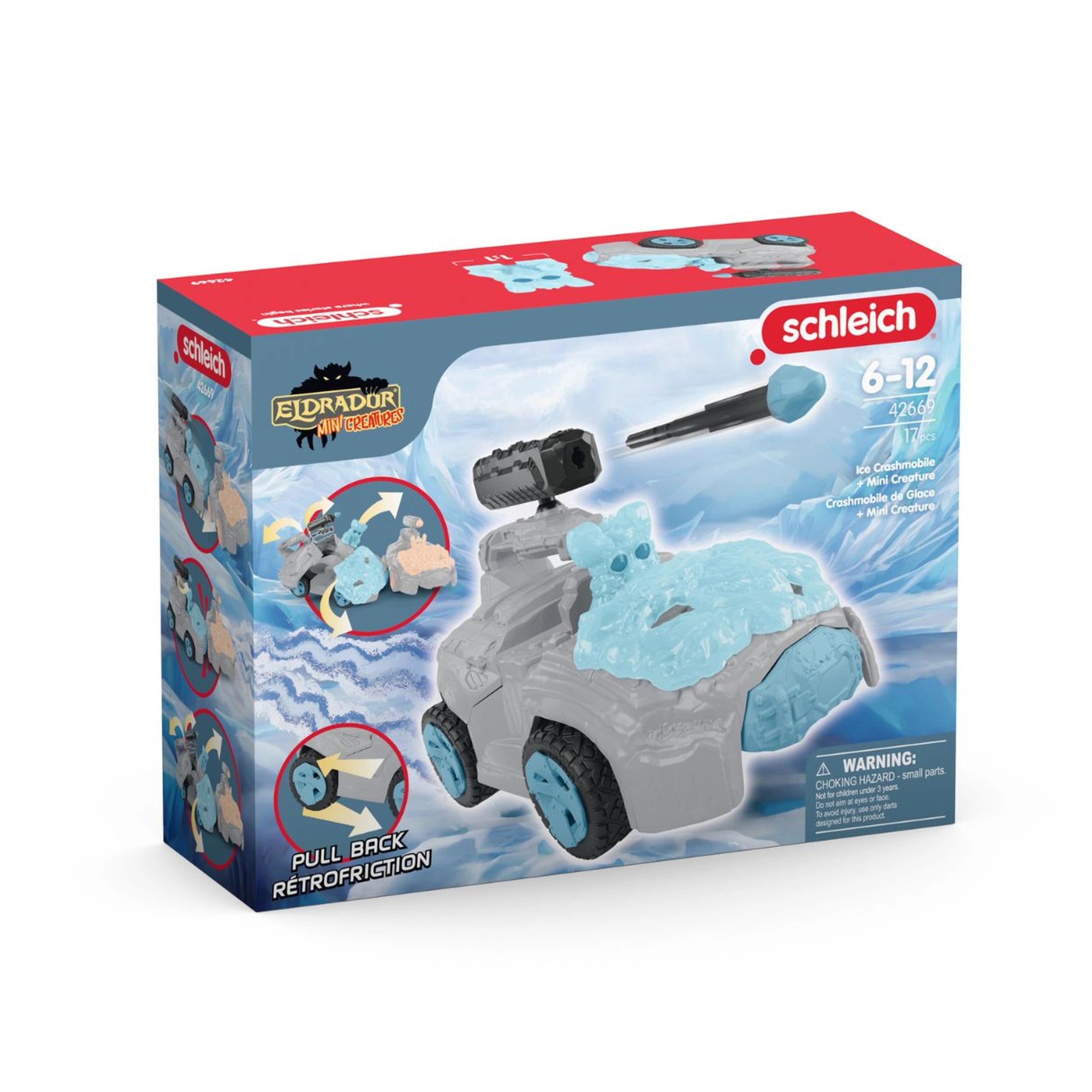 Schleich - Eldrador Creatures - Ice Crashmobile With Mini Creature - Action & Toy Figures - 42669