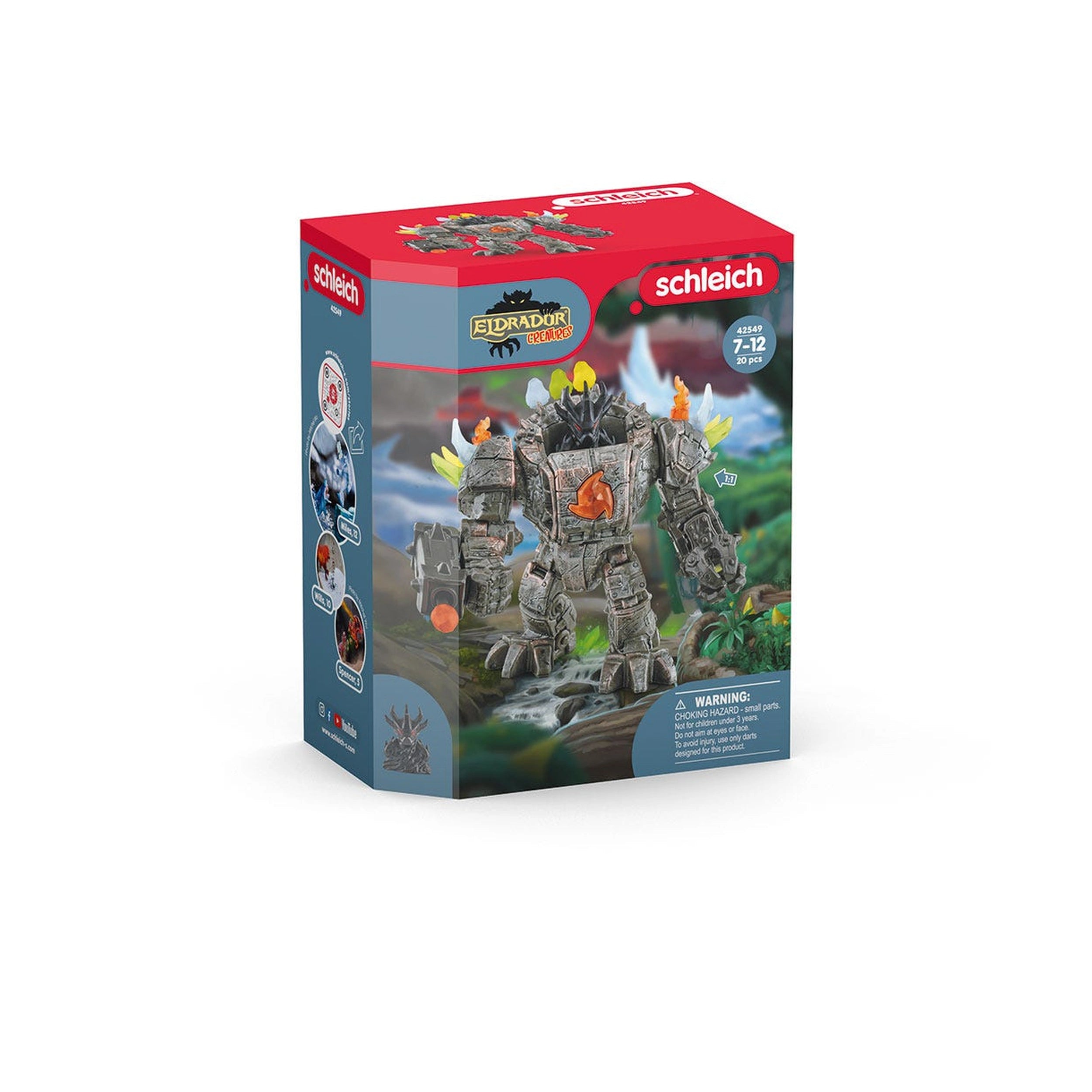 Schleich - Eldrador Creatures - Master Robot With Mini Creature - Action & Toy Figures - 42549