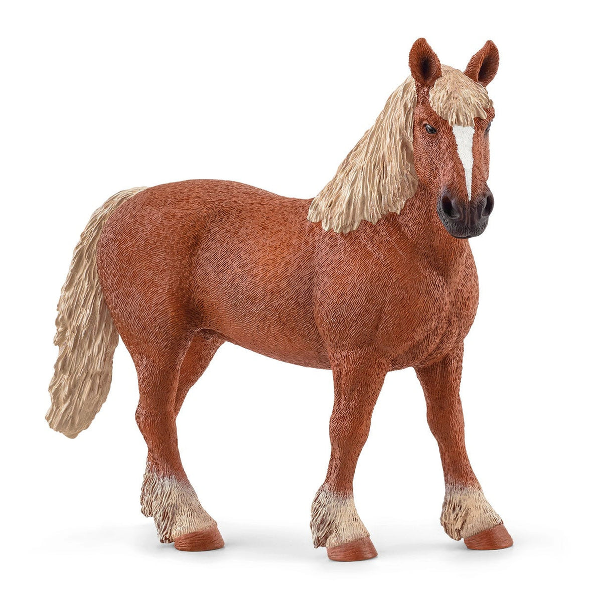 Schleich - Mundo de la Granja - Yegua Belga / Yegua Belga - Figuras de Acción y Juguetes - 13941