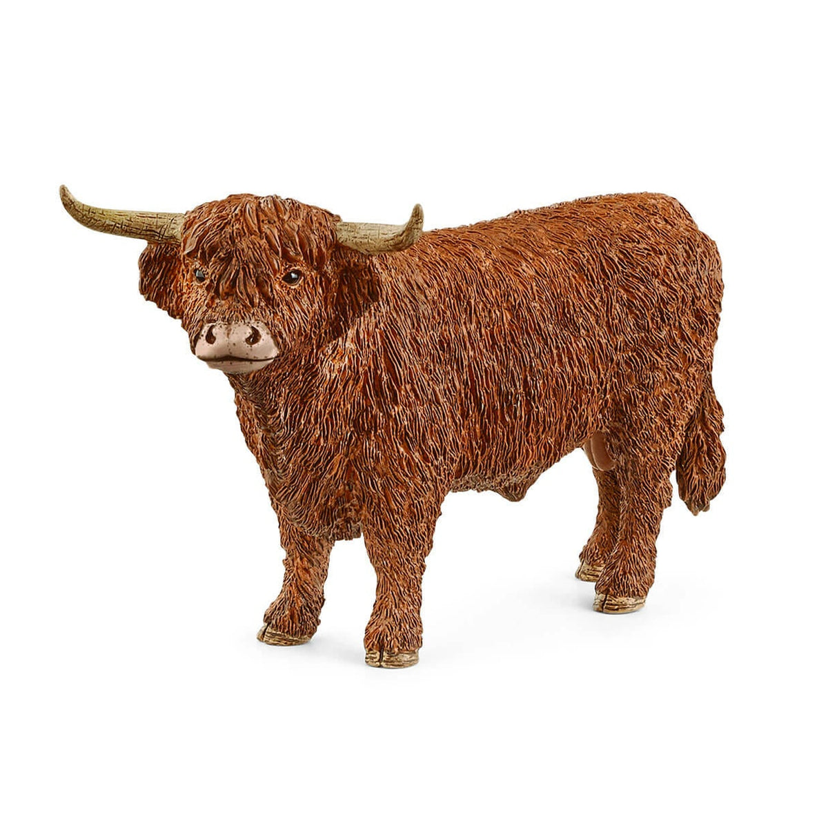 Schleich - Mundo de Granja - Toro de las Tierras Altas - Figuras de Acción y Juguetes - 13919