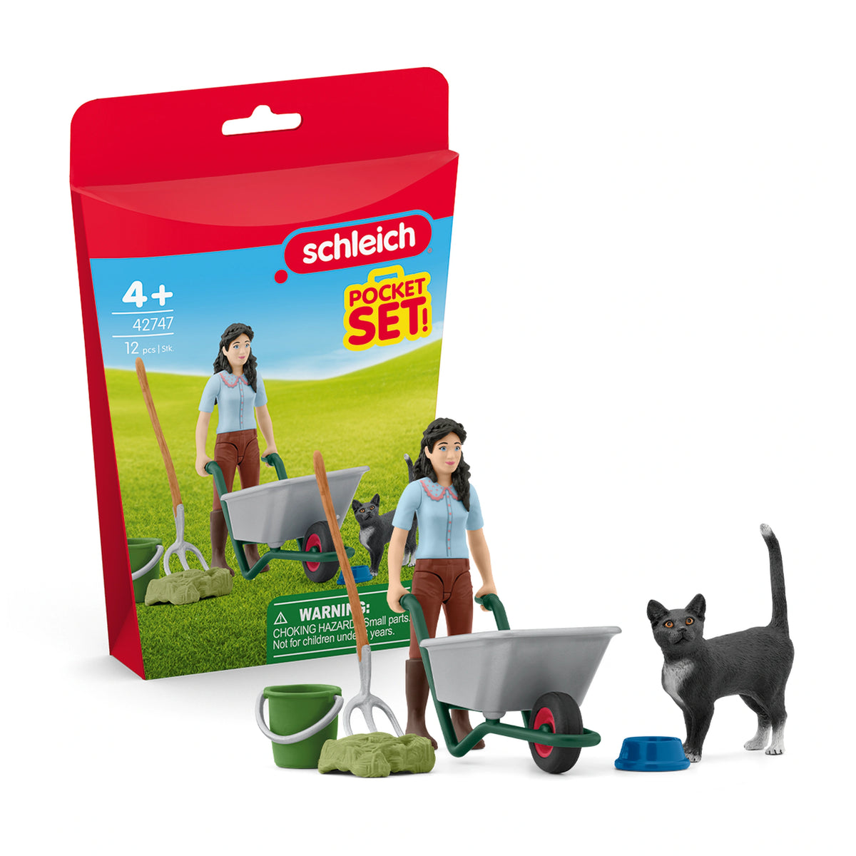 Schleich - Set de bolsillo de Farm World - Juegos de juguetes