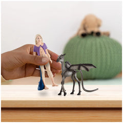 Schleich - Harry Potter - Luna Lovegood™ y Cría de Thestral - Figuras de Acción y Juguetes - 42636