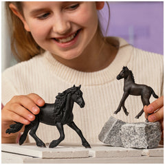 Schleich - Horse Club - Friesian Foal - Action & Toy Figures - 13977