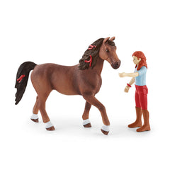Schleich - Horse Club - Horse Club Hannah y Cayenne - Figuras de Acción y Juguetes - 42539