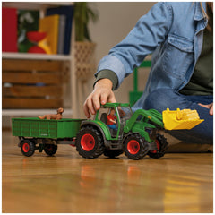 Schleich - Tractor con Remolque - Juguetes de Juego