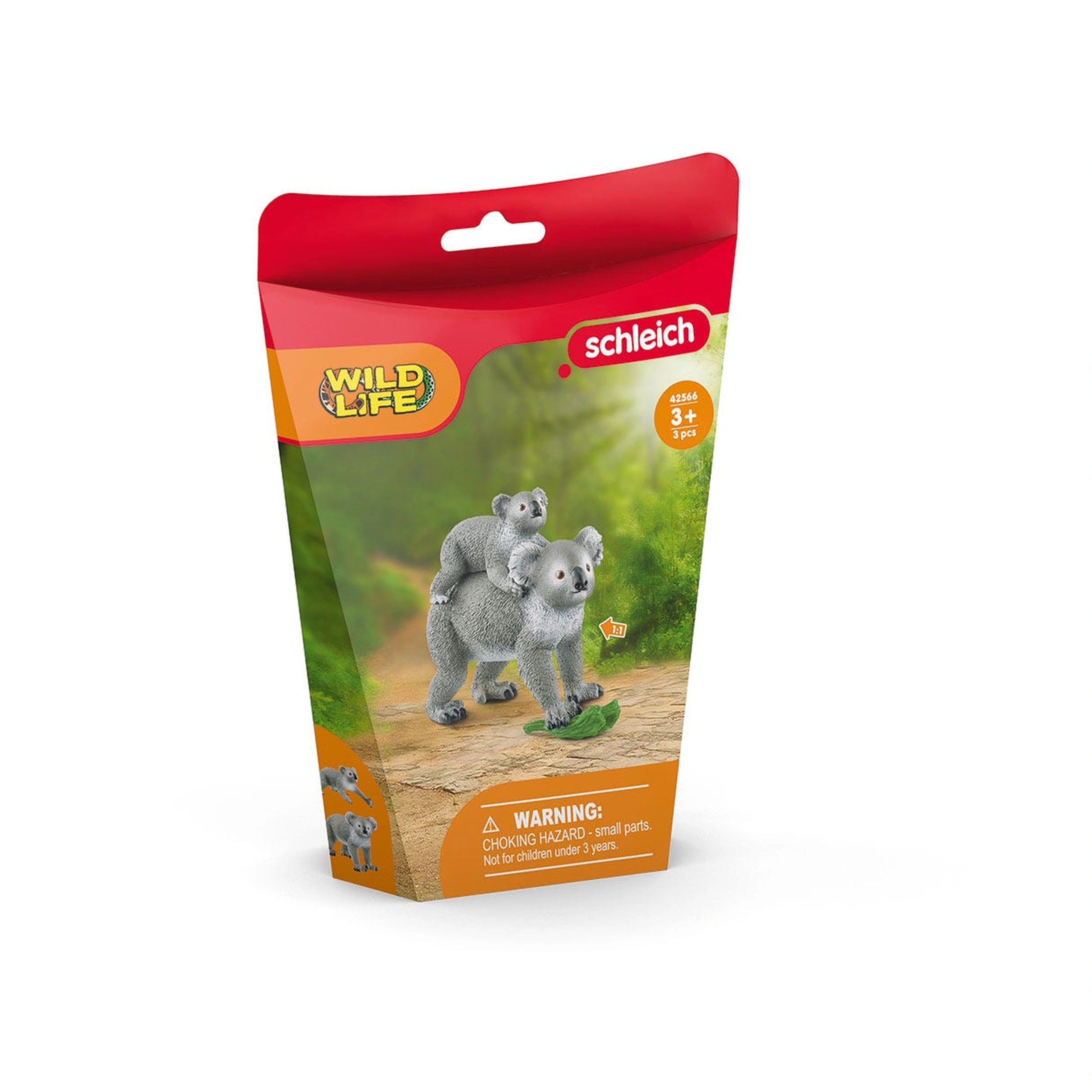 Schleich - Vida Salvaje - Madre Koala y Bebé - Figuras de Acción y Juguetes - 42566