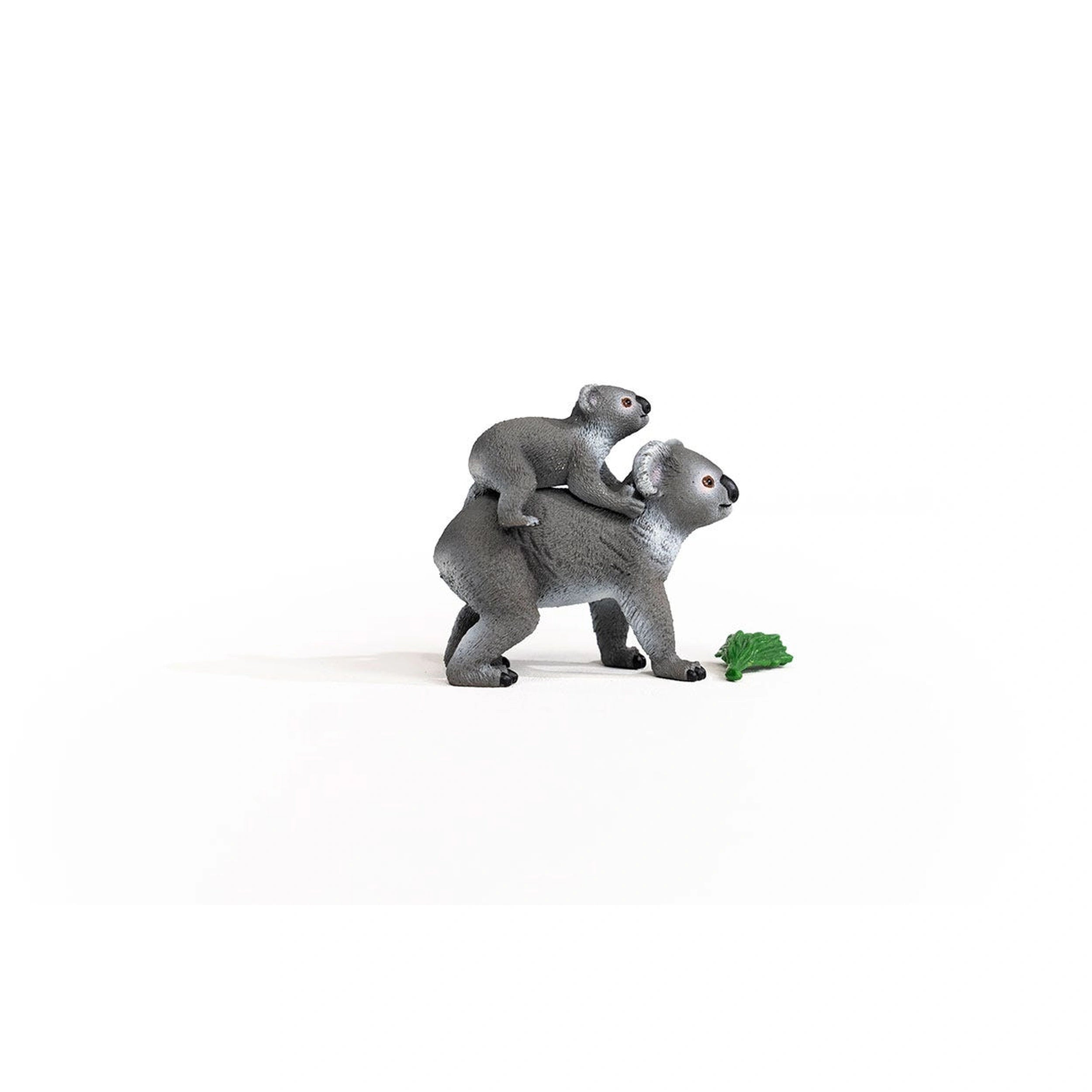 Schleich - Vida Salvaje - Madre Koala y Bebé - Figuras de Acción y Juguetes - 42566