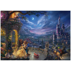 Schmidt Spiele - Disney, La Bella y la Bestia, Baile a la Luz de la Luna 1000 Pzs - Rompecabezas