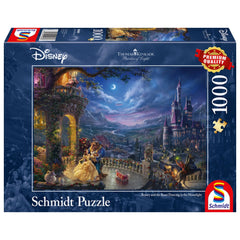 Schmidt Spiele - Disney, La Bella y la Bestia, Baile a la Luz de la Luna 1000 Pzs - Rompecabezas