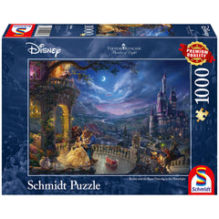Schmidt Spiele - Disney, La Bella y la Bestia, Baile a la Luz de la Luna 1000 Pzs - Rompecabezas